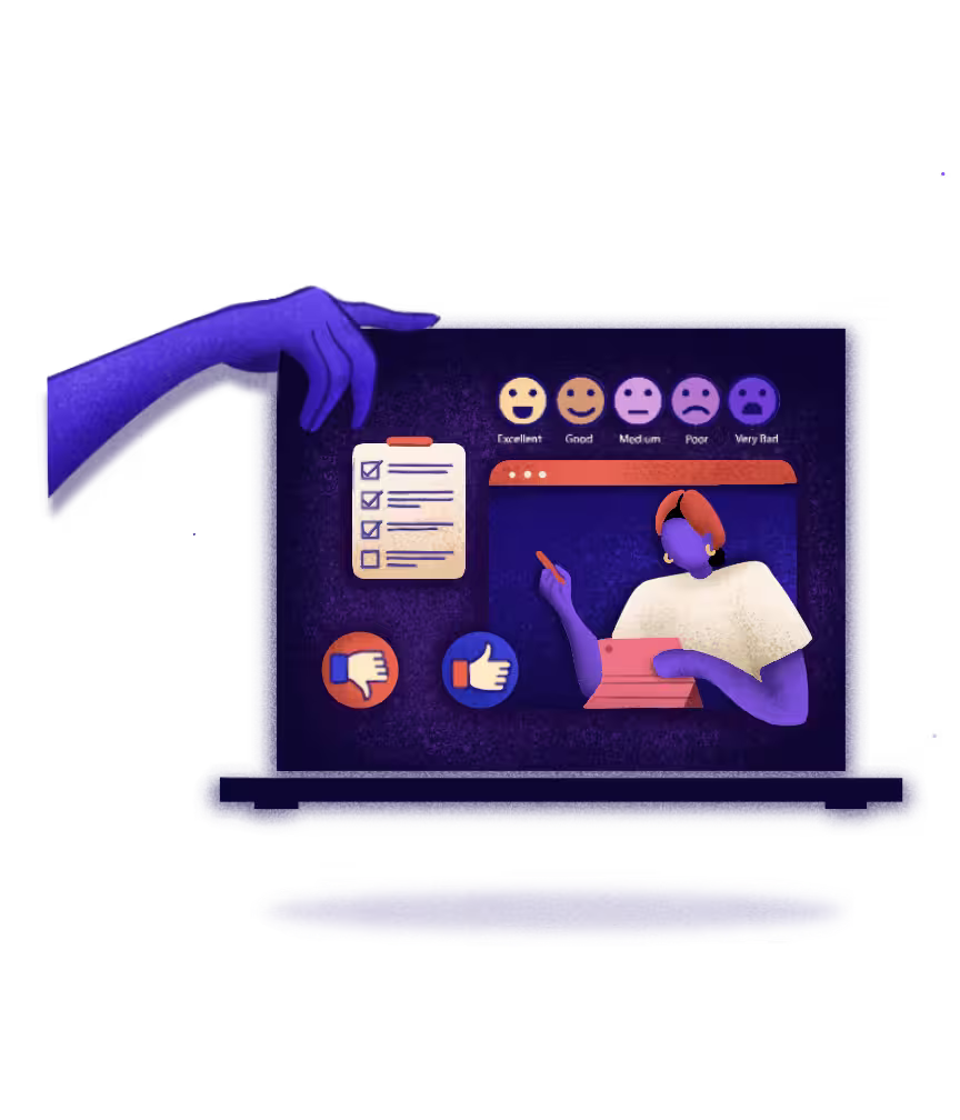 Flexible feature illustration