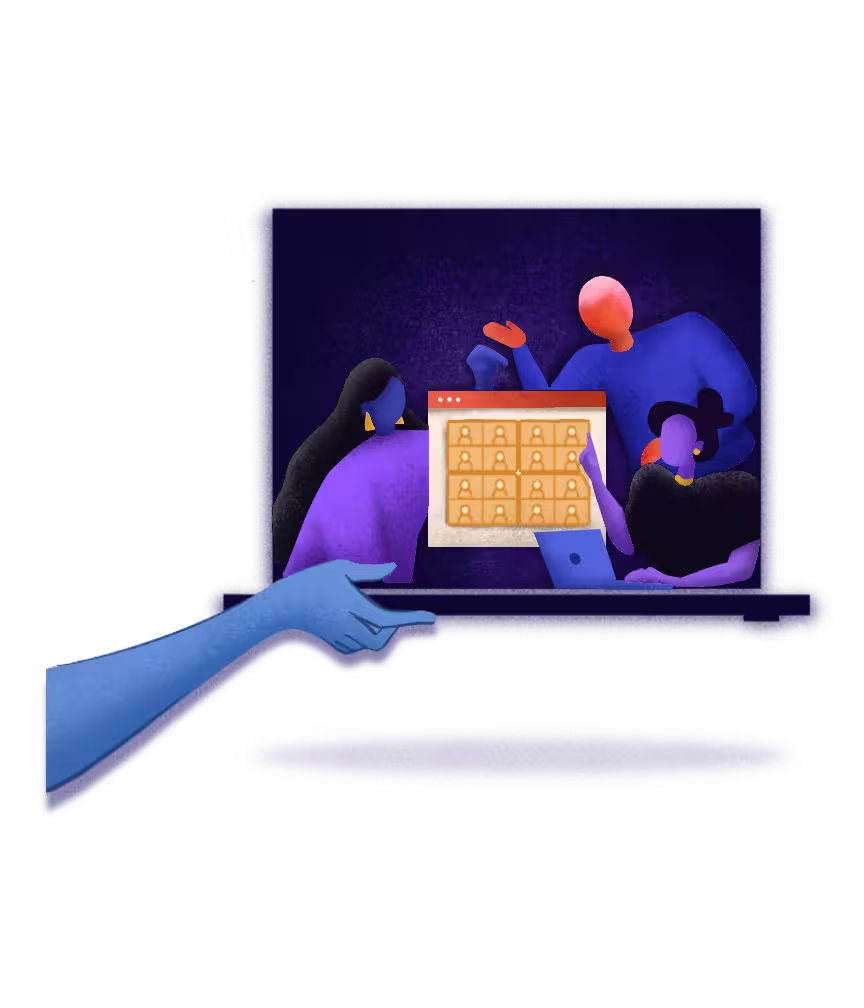 Collaborative feature illustration
