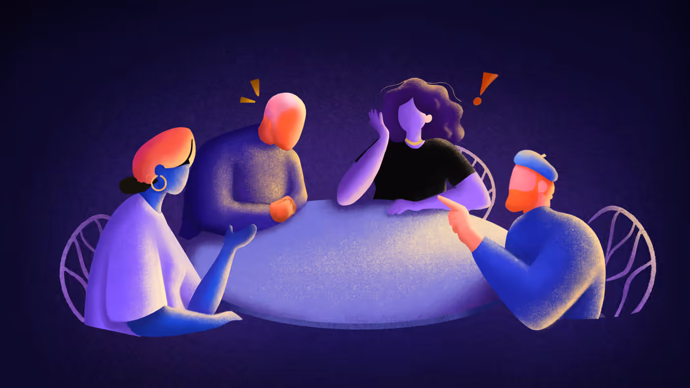Abstract background illustration for PSi Radio